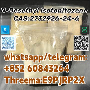 N-Desethyl lsotonitazene   CAS:2732926-24-6 whatsapp/telegram:+852 60843264 Threema:E9PJRP2X